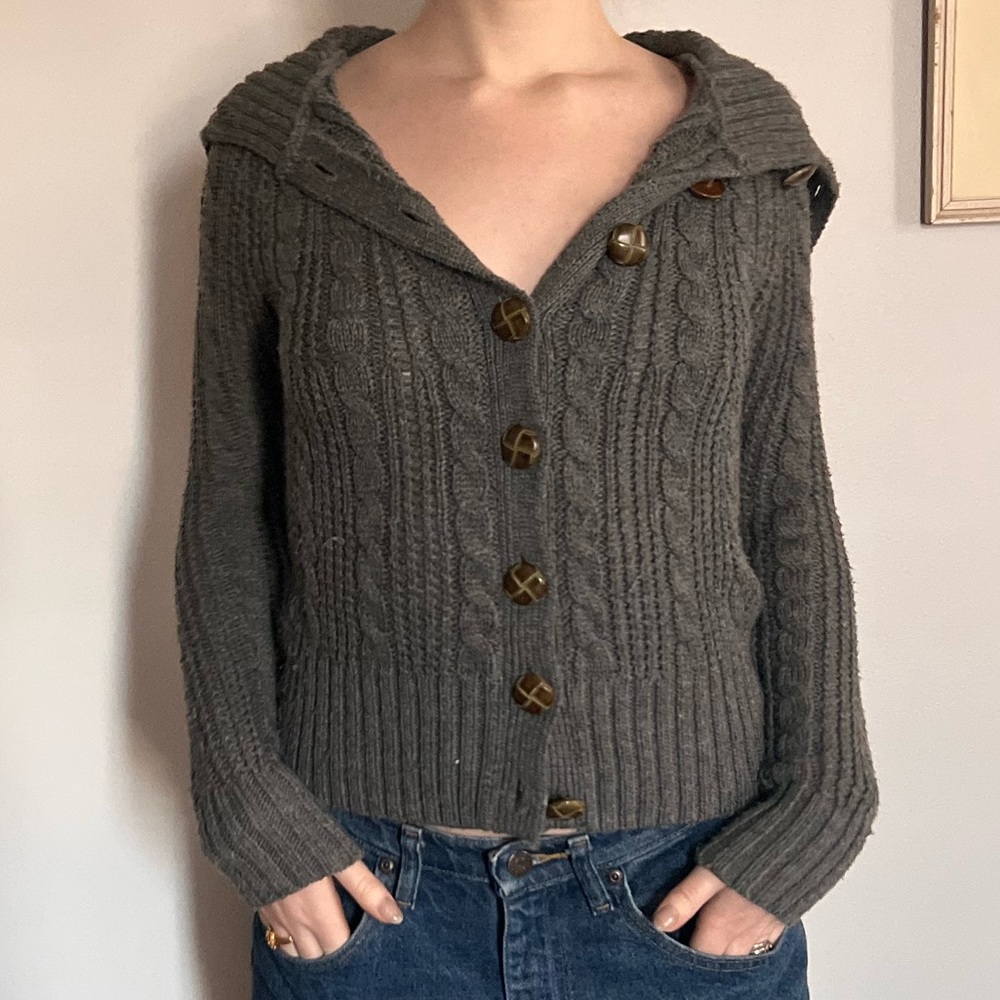 Gray sweater